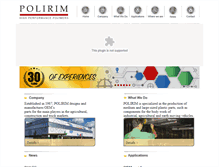 Tablet Screenshot of polirim.com